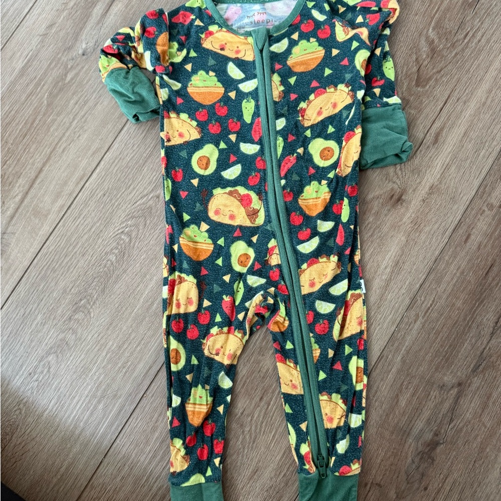 Little sleepies taco print